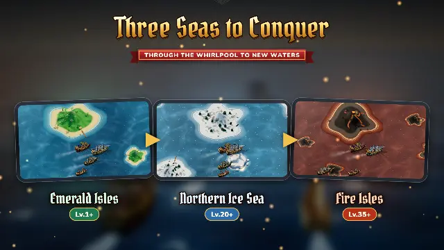 Three seas to conquer