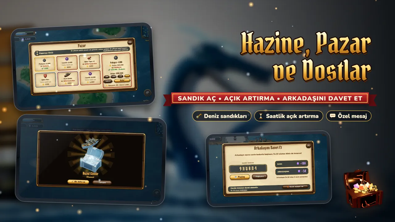 Hazine, pazar ve dostlar